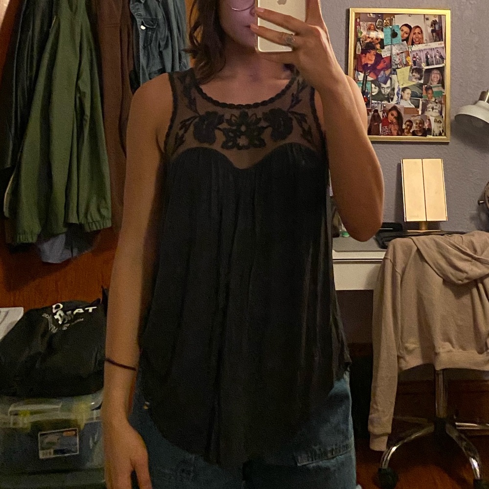 Soft & Sexy black lace top